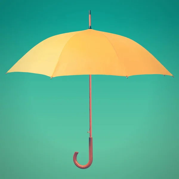 Yellow umbrella — Stock Photo, Image