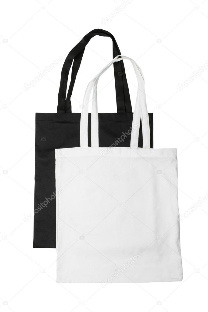 White and black bags