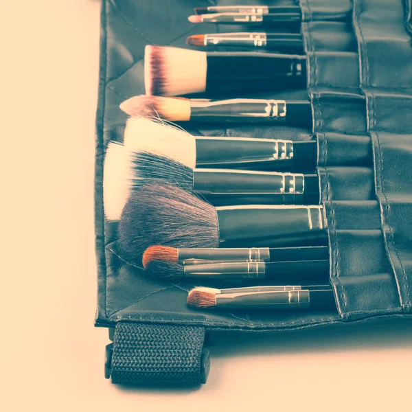 Makeup brushes set — Stock Photo, Image