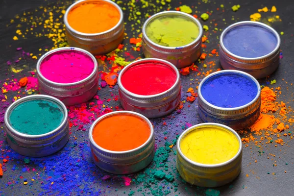 Kleurrijke kleurstoffen — Stockfoto