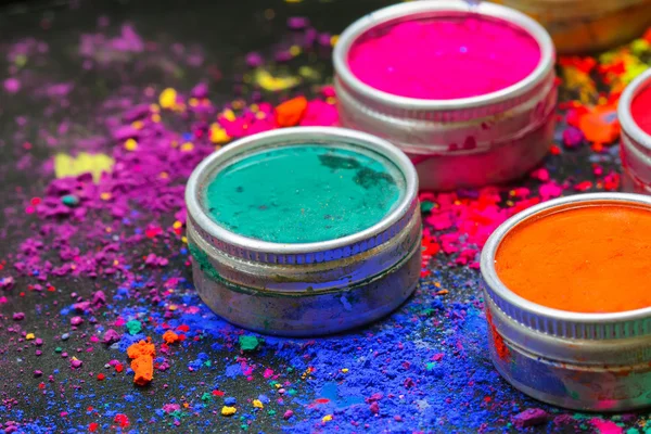 Kleurrijke kleurstoffen — Stockfoto