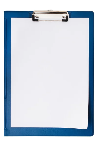 Clipboard with a blank paper — Stock Photo, Image