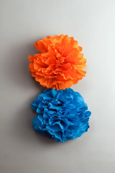 Handgemachte Papierblumen — Stockfoto