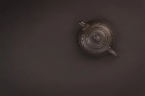 Горщик китайського чаю на чорний — стокове фото