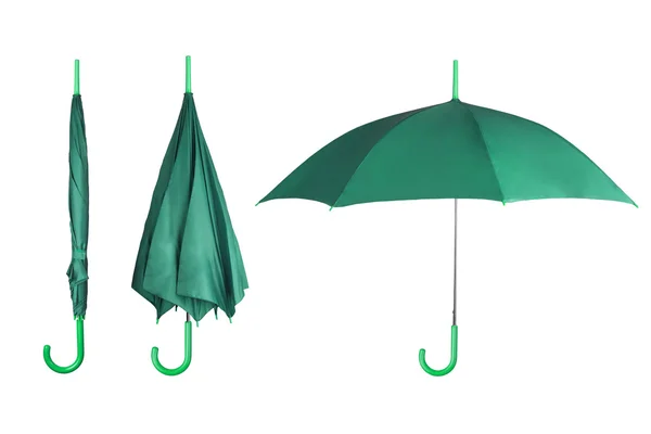 Комплект мятных зонтиков — стоковое фото