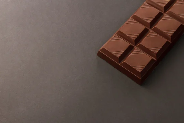 Black chocolate bar — Stock Photo, Image