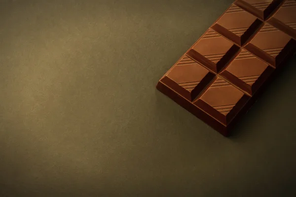 Black chocolate bar — Stock Photo, Image
