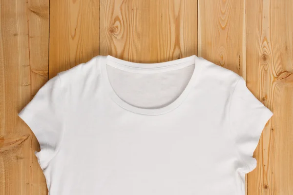 White female t-shirt — Stock Photo, Image