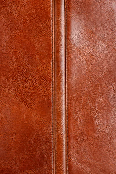 Leather brown texture — Stock Photo, Image