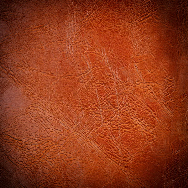 Leather texture with vignette — Stock Photo, Image