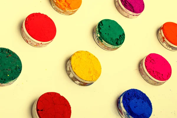 Kleurrijke heldere kleurstoffen — Stockfoto