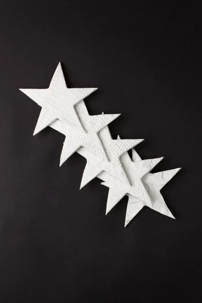 Estrelas brancas abstratas — Fotografia de Stock