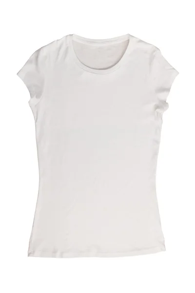 Female white t-shirt — Stock Photo, Image