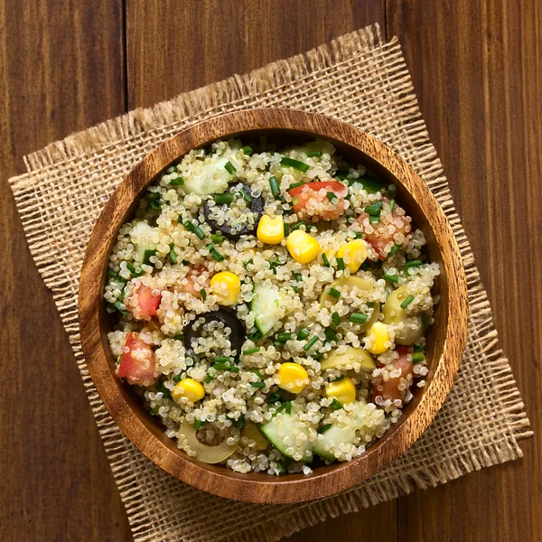 Quinoa och grönsakssallad — Stockfoto