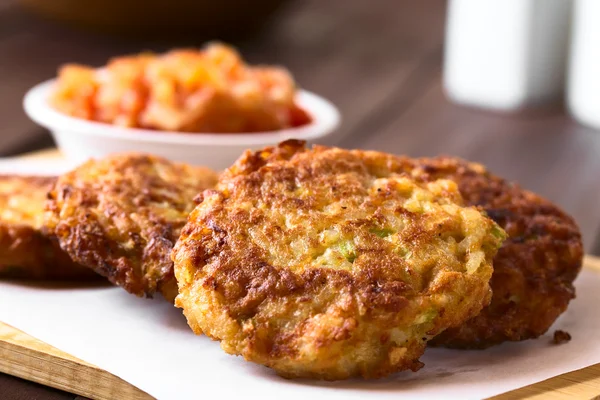 Patatas de arroz o buñuelos — Foto de Stock