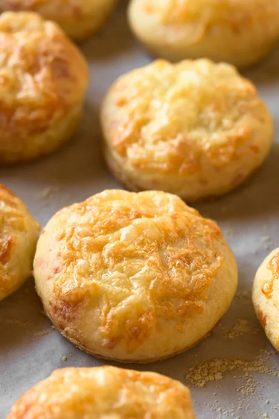 Hungarian Cheese Pogacsa Savory Pastries — Stock Photo, Image