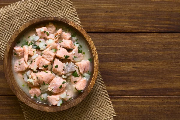 Chilean Salmon Ceviche — Stock Photo, Image