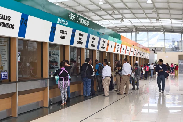 Quitumbe Bus Terminal in Quito, Ecuador — Stock Photo, Image