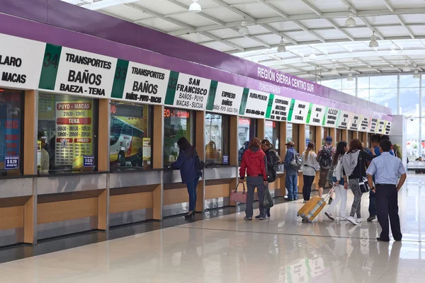 Quitumbe Bus Terminal in Quito, Ecuador — Stock Photo, Image