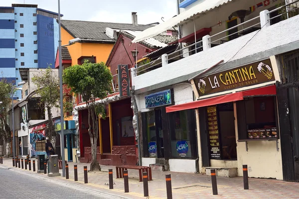 Jose Calama Street em Quito, Equador — Fotografia de Stock