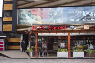 Kafede el espanol plaza üzerinde foch quito, Ekvator,