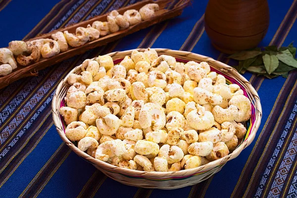 Bolivian Snack Pasancalla (Sweetened Popped Corn) — Stock Photo, Image