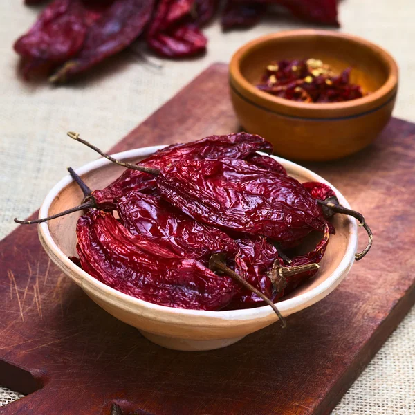 Dried Red Aji Chili Pepper — Stock Photo, Image