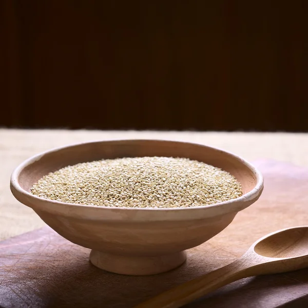 Rauwe witte Quinoa — Stockfoto