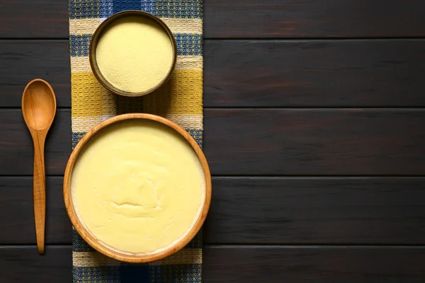 Semolina Pudding — Stock Photo, Image