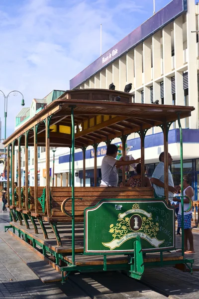 Vecchio Tram Waggon a Iquique Cile — Foto Stock