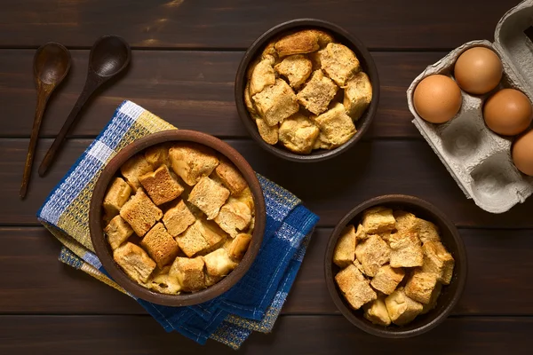 Brotpudding — Stockfoto