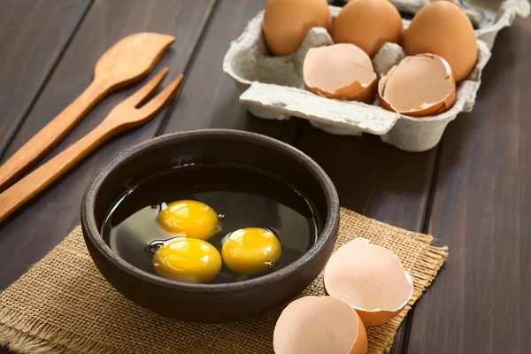 Raw Eggs — Stock Photo, Image