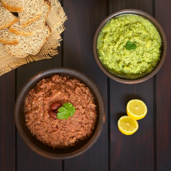 Tartinades aux légumes — Photo