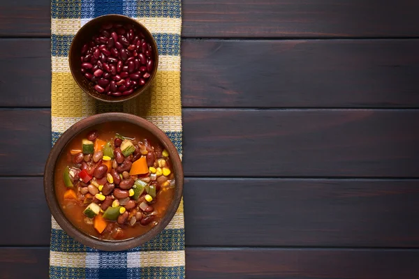 Vegetarian Chili Dish — Fotografie, imagine de stoc