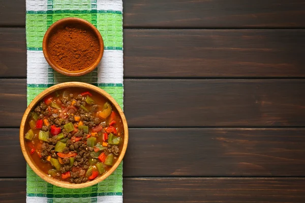 Vegan Goulash com Carne de Soja — Fotografia de Stock