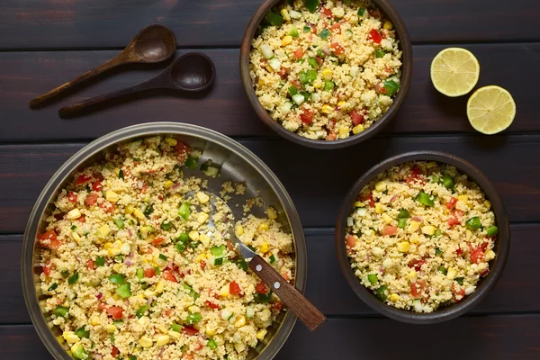 Vegetarian Couscous Salad — Stock Photo, Image