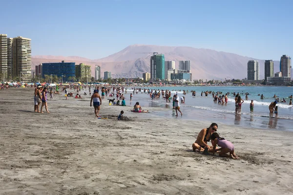 Пляж Каванча в Икике, Чили — стоковое фото