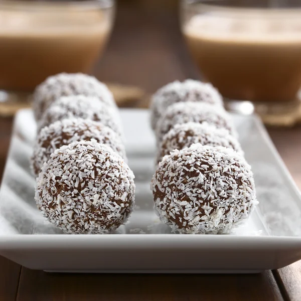 Coconut Rum Balls — Stock Photo, Image