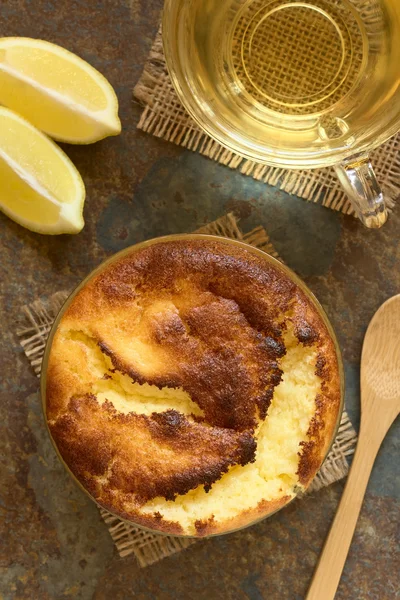 Frische Zitronensuppe — Stockfoto