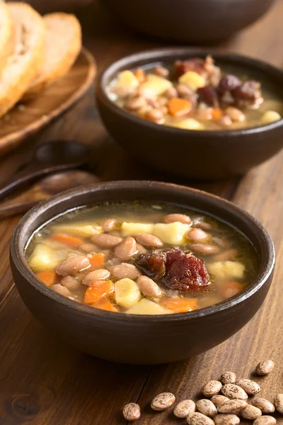 Hungarian Babgulyas Bean Soup — Stock Photo, Image