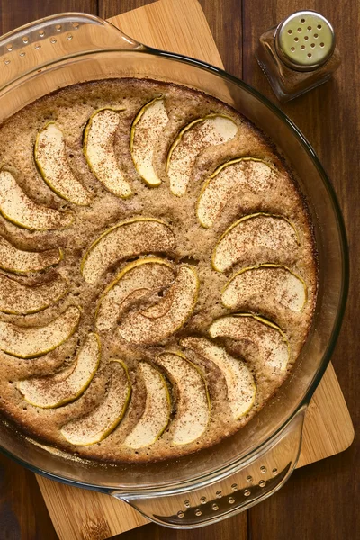 Tarta de manzana y canela — Foto de Stock