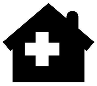 Hastane Vektör Simgesi
