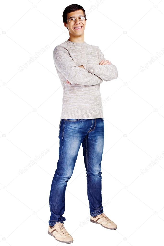 Guy with crossed arms