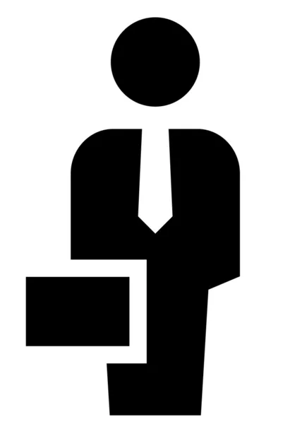 Zakenman pictogram — Stockvector