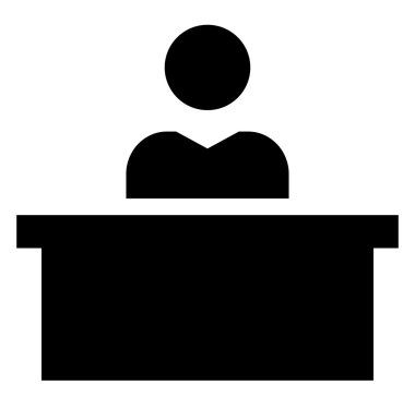 Adam Resepsiyon simgesinin