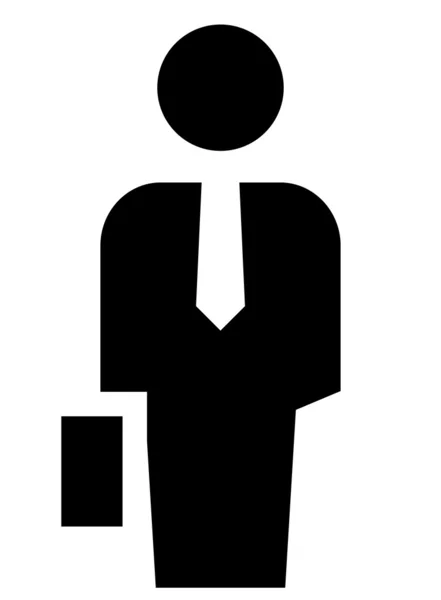 Zakenman pictogram — Stockvector