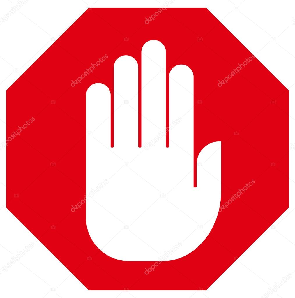 Stop hand sign Stock Vector Image by ©furtaev 58084221