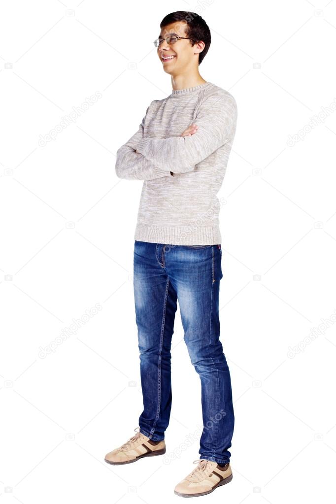 Guy with crossed arms