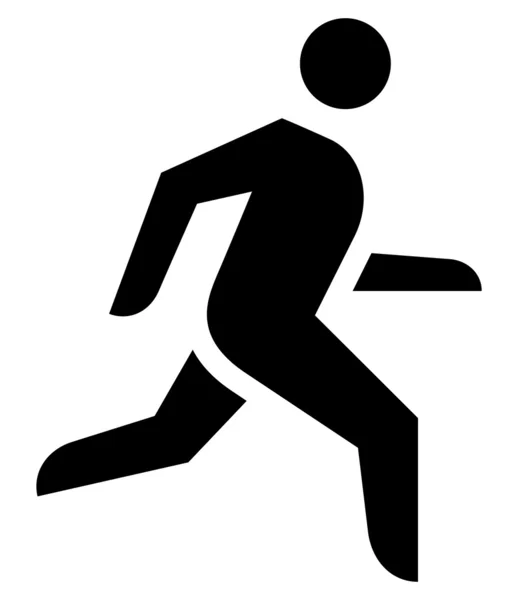 Icona del jogging — Vettoriale Stock