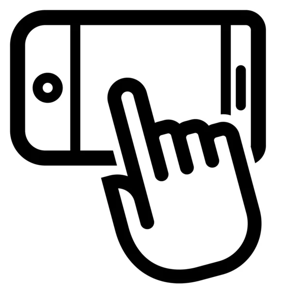 Handy-Klicksymbol — Stockvektor